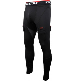Kalhoty se suspenzorem CCM Compression Pant Jock JR