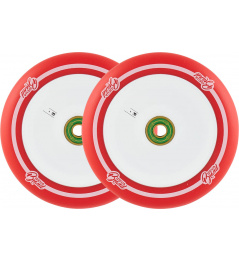 Kolečka UrbanArtt Original 120mm Red/White 2ks