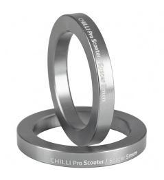 Chilli set 2 spacer 5 mm sivé