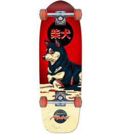 Longboard Madrid Shiba Inu Cruiser 29.25" červený