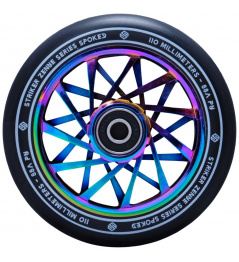 Kolečko Striker Zenue Series Black 110mm Rainbow