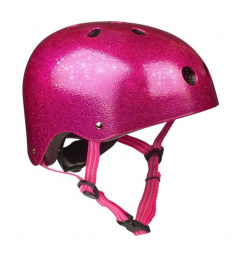 Přilba Micro Pink Glitter S (48-52 cm)