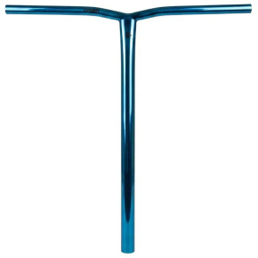 Union Uniq Bend Oversized Pro Scooter Bar 650mm Chrome Blue