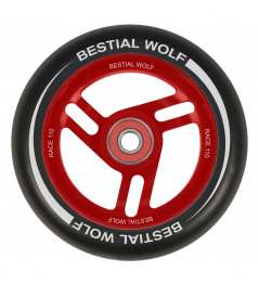 Koliesko Bestial Wolf Race 110 mm čierno červené