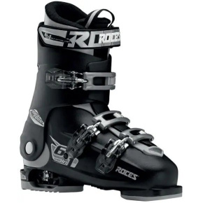 Roces Idea Free 6v1 nastavitelné dětské lyžařské boty (22.5-25.5|Černá/Stříbrná)