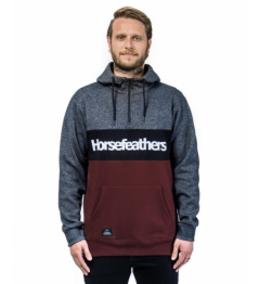 Mikina Horsefeathers Riggs raisin 2020/21 vell.XL