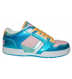 Boty Osiris NYC 83 LOW 10 W.blue/pink/white vell.UK6