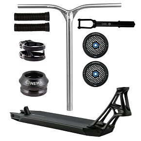 Freestyle koloběžka Custom Ethic × Union Park – 460 × 130 mm / 110 × 24 mm / IHC – černá