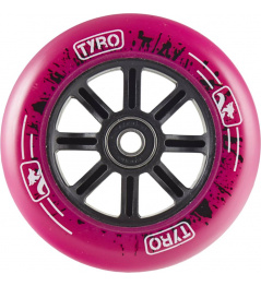 Kolečko Longway Tyro Nylon Core 100mm růžové