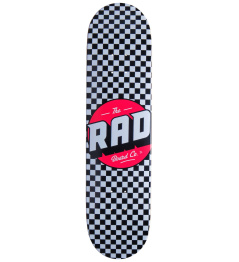 RAD Checker Skate Deska (8"|Černá/Bílá)
