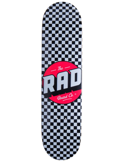 RAD Checker Skate Deska (8"|Černá/Bílá)
