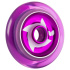 Blazer Pro Scooter Wheel Shuriken Purple Hub - 100 MM Clear Purple