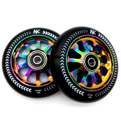 Kolečka Nokaic Spin 100mm Černá/Duhová 2ks