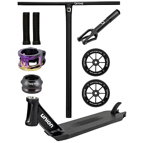 Freestyle koloběžka Custom Divine X Union HoneyComb 490 mm Black/Neochrome Freestyle koloběžka Custom Divine X Union HoneyComb 490 mm Black/Neochrome