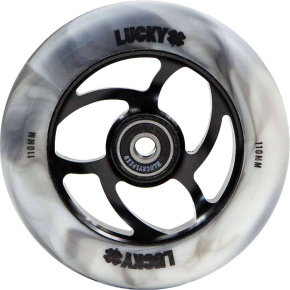 Kolečko Lucky Torsion 110mm Black/White Swirl