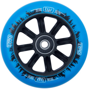 Kolečko Longway Tyro Nylon Core 100mm Blue/Black Flame