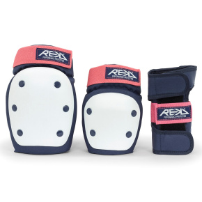 REKD Heavy Duty Triple Pad Set - Blue / Pink - Large REKD Heavy Duty Triple Pad Set - Blue / Pink - Large