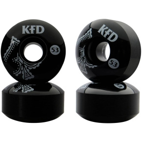KFD Team Kolečka pro skateboard 4-Souprava (53mm|Bandana)