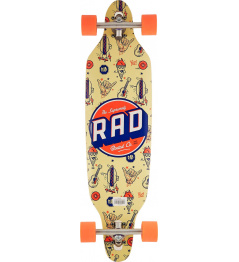 Longboard RAD 36" Wallpaper Orange