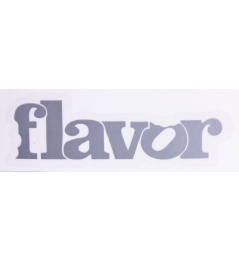 Samolepka Flavor Stříbrná