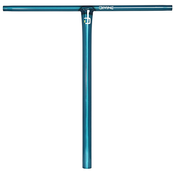 Řídítka Divine T-bar oversize 580x580 mm Polished Teal