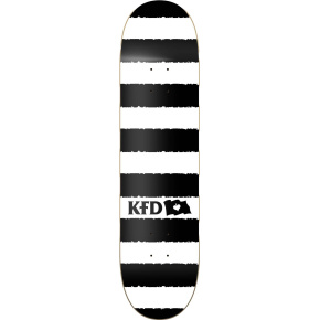 KFD Stripes Skate Deska (8"|Bílá)