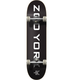 Zoo York Logo Block Complete Skateboard (8" | Černá/Bílá)