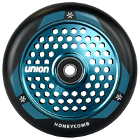 Kolečko Union Honeycomb 110mm Black/Polished Teal