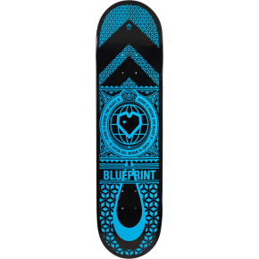 Blueprint Home Heart Skate Deska (8.25"|Černá/Modrá)