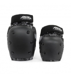 REKD Youth Heavy Duty Double Pad Set Black/Grey L