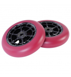 Kolečka UrbanArtt Civic 115x30mm Black/Autumn Red 2ks