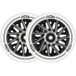 Kolečka Aztek Ermine Černé 110mm 2ks