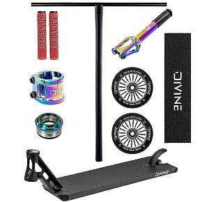 Freestyle koloběžka Custom Divine Street 6" 580 mm Forget Černá