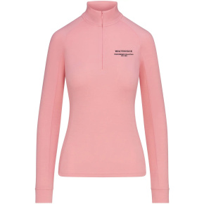 Whitespace Dámské Merino Mockneck Baselayer (XL|Pink Icing)