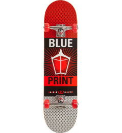 Skateboard Blueprint Pachinko V2 8" Red