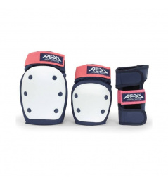 REKD Heavy Duty Triple Pad Set Blue/Pink L