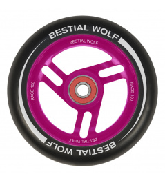 Bestial Wolf Race 100 mm kolečko černo růžové