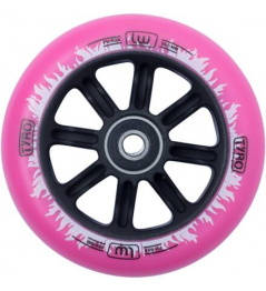 Kolečko Longway Tyro Nylon Core 100mm Pink/White Flame
