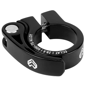 Eclat QR Objímka Sedla BMX (28.6mm|Černá)