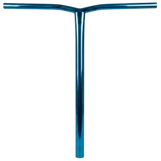 Union Uniq Bend Oversized Pro Scooter Bar 670mm Chrome Blue