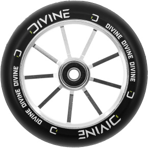 Kolečko Divine Spoked 120mm stříbrné