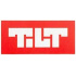 Tilt Block Logo Nálepka Koloběžka (Červená)