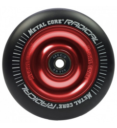 Metal Core Radical 100mm koliesko čierno červenej