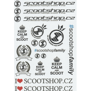 Scootshop.cz A4 samolepky