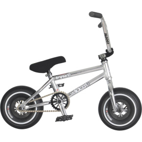 Mini BMX Wildcat Joker Original 2C Stříbrná bez brzd