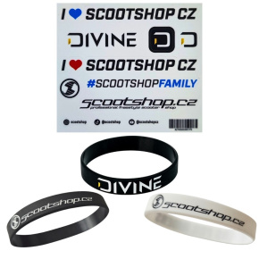 Set List samolepek + 3x náramek