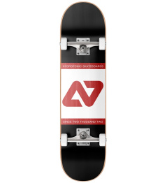 Hydroponic Block Skateboard Komplet (7.75"|Black / White)