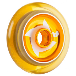 Blazer Pro Scooter Wheel Shuriken Orange Hub - 100 MM Clear Orange