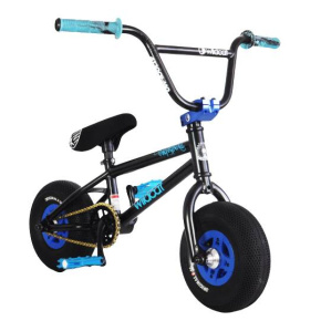 Wildcat Venom 2A Mini BMX Bike (Černá/Modrá|bez brzd)