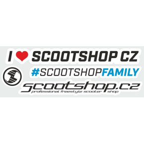 List samolepek Scootshop.cz XS